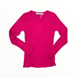 T2LOVE LONG SLEEVE THERMAL WITH THUMB HOLES - FUSCHIA