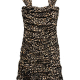 KATIE J TWEEN JOEY SWEETHEART MESH DRESS - LEOPARD