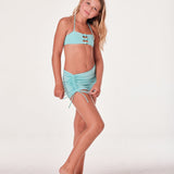 SUBMARINE SWIM SCRUNCH IT COVERUP - AQUA