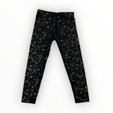 DORI LEGGING - BLACK/GOLD SPECK