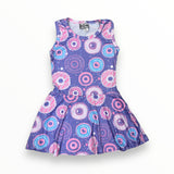 DORI CREATIONS TANK TWIRL DRESS - LAVANDER DONUTS