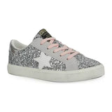 VINTAGE HAVANA GENEVIEVE SNEAKER - SILVER GLITTER