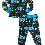 ROWDY SPROUT BAMBOO LONG SLEEVE PAJAMA - BOWIE