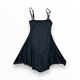 CHERYL KIDS STUDDED MESH DRESS - BLACK