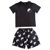 MINI DREAMERS MAX YING YANG SHORT SET - BLACK