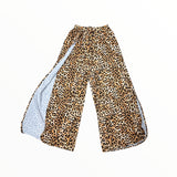 SUBMARINE SIDE SEEN COVERUP PANT - LEOPARD