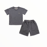 PETITE HAILEY MONSTER SET - CHARCOAL