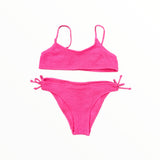 MC2 SAINT BARTH JAIDEN CRINKLE BIKINI - NEON PINK