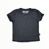 T2LOVE S/S CLASSIC FITTED TEE - CHARCOAL