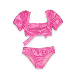 PICCOLI PINCIPI DAISY 2 PC - GLITTER NEON PINK