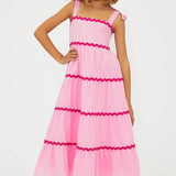 BEACH RIOT CHARLOTTLE DRESS - SWEET BERRY WAVE PINK