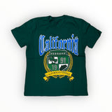 CALIFORNIAN VINTAGE T-SHIRT - FOREST/UNIVERSITY