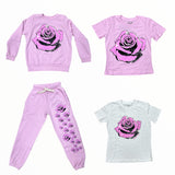 CALIFORNIAN VINTAGE SWEATS - PINK/ONE ROSE