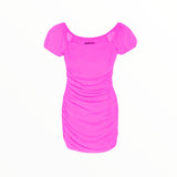 KATIE J TWEEN ANYA DRESS - HOT PINK