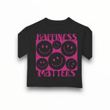 PRINCE PETER T-SHIRT - HAPPINESS MATTERS/BLACK