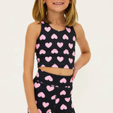 BEACH RIOT LITTLE CLEMENTINE TOP - LOVE HEART