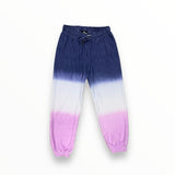 FLOWERS BY ZOE SWEATPANT - BLUE/PINK OMBRE