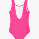 LIMEAPPLE MAEVE CRINKLE ONE PIECE SWIMSUIT - NEON PINK