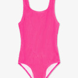 LIMEAPPLE MAEVE CRINKLE ONE PIECE SWIMSUIT - NEON PINK