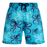 VILEBREQUIN BOYS SWIM TRUNKS - JIRISE/BORA BORA BLUE