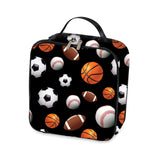 TOP TRENZ LUNCH BOX - BLACK SPORTS