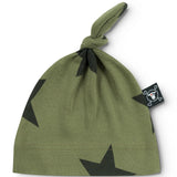 NUNUNU STAR BABY HAT - OLIVE