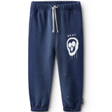 NUNUNU DROOPY SKULL SWEATPANT - INDIGO