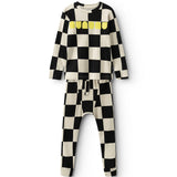 NUNUNU CHECKMATE LOUNGEWEAR - SMOKEY NATURAL