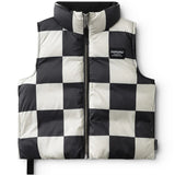 NUNUNU CHECKMATE DOWN VEST - BLACK/SMOKEY GREY