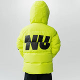 NUNUNU PUFFY DOWN JACKET - HOT LIME