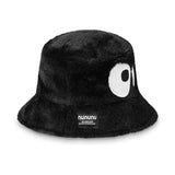 NUNUNU SIDE EYE BUCKET HAT - BLACK