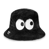 NUNUNU SIDE EYE BUCKET HAT - BLACK