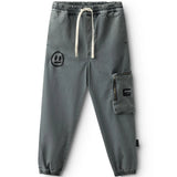 NUNUNU SMILE CARGO PANT - GRAPHITE