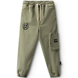 NUNUNU SMILE CARGO PANT - OLIVE