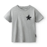 NUNUNU SIDE SPLAT T-SHIRT - HEATHER GRAY