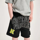 NUNUNU CONTROL FREAK SHORTS - BLACK