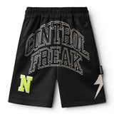 NUNUNU CONTROL FREAK SHORTS - BLACK