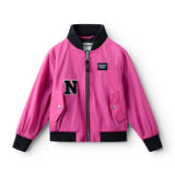 NUNUNU THE BOMB BOMBER JACKET - HOT PINK