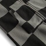 NUNUNU CHECKMATE HOODED OVERALL - GRAPHITE