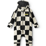 NUNUNU CHECKMATE HOODED OVERALL - SMOKEY NATURAL