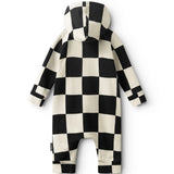 NUNUNU CHECKMATE HOODED OVERALL - SMOKEY NATURAL