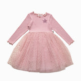 PETITE HAILEY SPANGLE TUTU DRESS - PINK