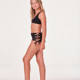 SUBMARINE SWIM HIGH STYLE BIKINI - BLACK