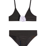 LIMEAPPLE ROSIE ROSETTE BIKINI - BLACK