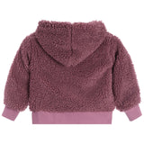 FLOWERS BY ZOE SHERPA JACKET - PURPLE