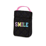 TOP TRENZ SNACK BAG - BLACK SMILE PATCHES