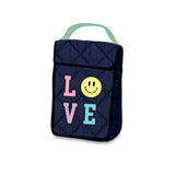 TOP TRENZ SNACK BAG - NAVY LOVE PATCHES