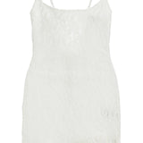 MISS BEHAVE PEYTON DRESS - WHITE