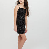 THEME NYC BROOKE RHINESTONE DRESS - BLACK