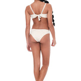 SUBMARINE MESHY BIKINI SET - CREAM